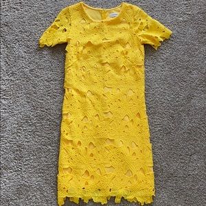 Dress - yellow, spring, special occasion, work